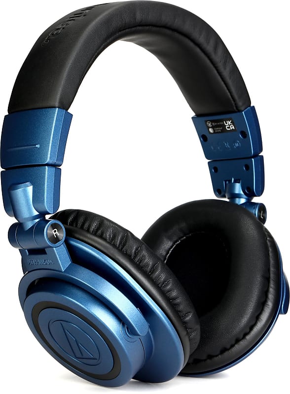 Audio-Technica ATH-M50xBT2DS Bluetooth Closed-back Headphones - Deep Sea Blue  Limited Edition (ATHM50xBT2DSd1) image 1