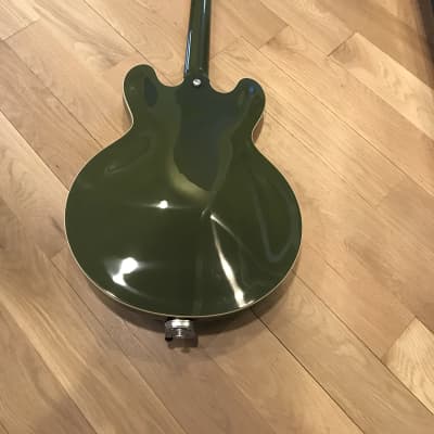 2020 Chris Cornell-Style Gibson ES-335 Olive Drab Modified ES335 Lollar Lollartron Bigsby Tron w/OHSC 8.5 LBS image 17