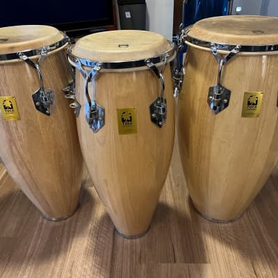 Toca Kaman Conga, Tumba, and Quinto - Natural Wood | Reverb