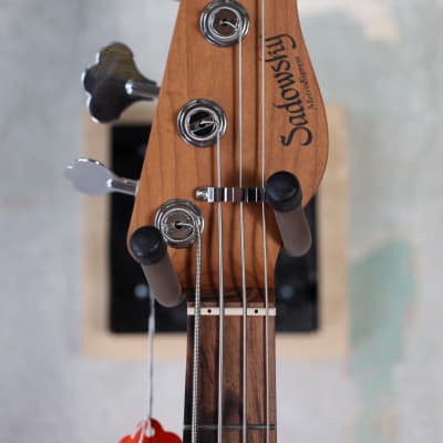Sadowsky MetroExpress Vintage J/J Electric Bass Guitar 2023 - Tobacco Sunburst with Morado Fingerboard image 5