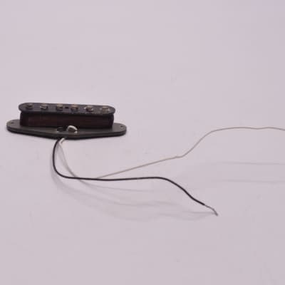 1978-1979 Vinage Fender Stratocaster Pickup Gray Bottom Flat-Pole 100% Original 1970's with Springs and Screws 5.75K image 3