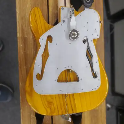 Pullstring B And G  string Bender Tele style in Natural with a Birdseye maple neck. image 7