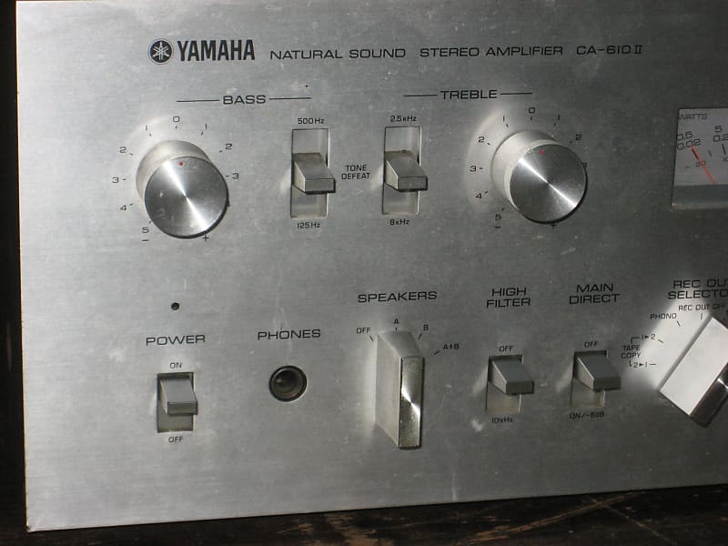 YAMAHA CA-610 II Stereo Integrated Amplifier, Professionally