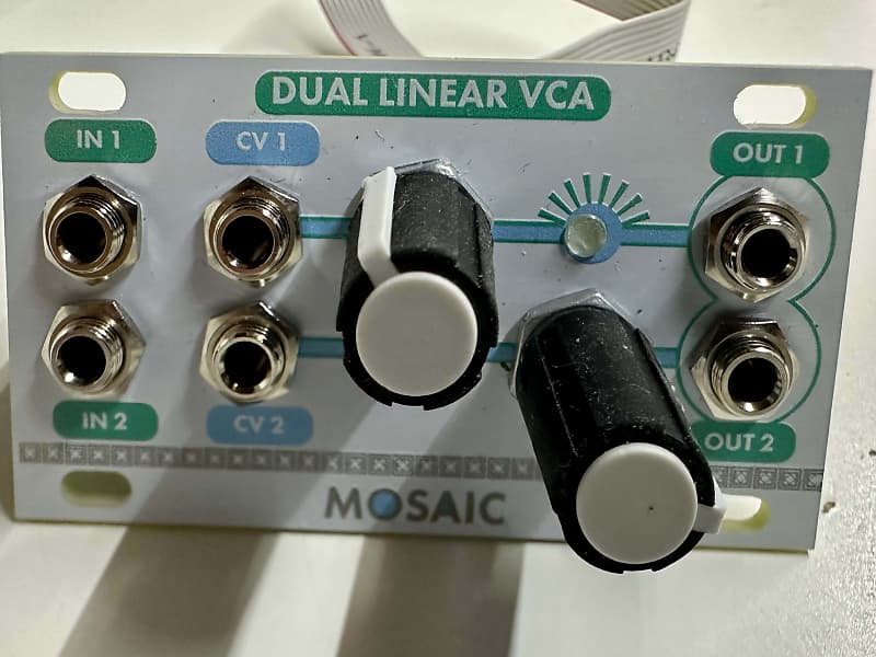 Mosaic Dual Linear VCA 1HP x 14HP 2022 - White / Silver image 1