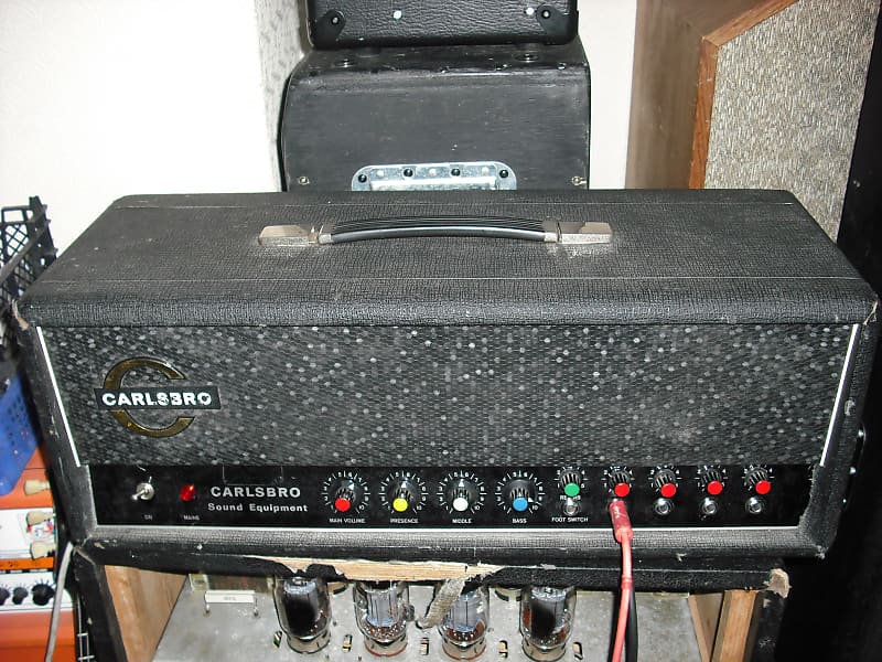 Carlsbro 100 PA Reverb electric guitar valve amplifier tube amp head image 1