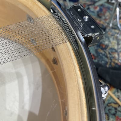 Ludwig - 14x5" 3 Ply Classic, 8-Lug Snare Drum 1976 - White Marine Pearl image 12