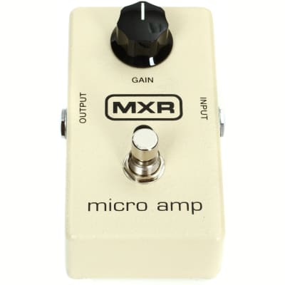 MXR M133 Micro Amp Gain/Boost Effects Pedal with Cables image 2