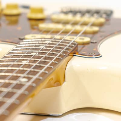 2017 Fender Stratocaster Traditional 60s C60ST - Guitar & Gigbag - Olympic White image 6