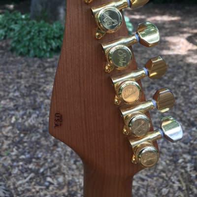 Suhr Classic T  Custom Trans Black with Koa and Gold Accents image 7