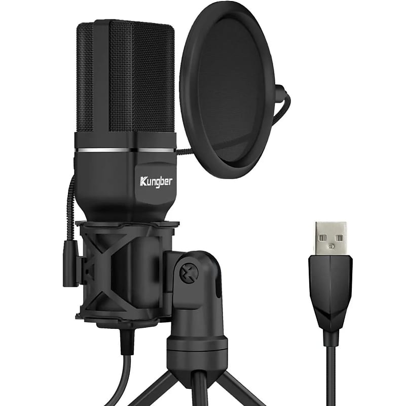 USB Gaming Microphone, TONOR Computer Condenser PC Mic with Tripod