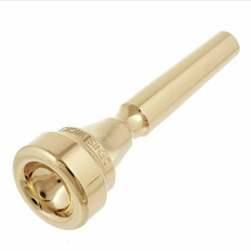 Denis Wick Model DW4882-5 Classic 5 Trumpet Mouthpiece in Gold Plate BRAND NEW image 1