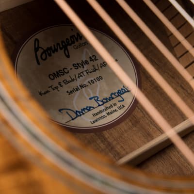 Bourgeois OMSC 42 Style - Premium Figured Koa image 20