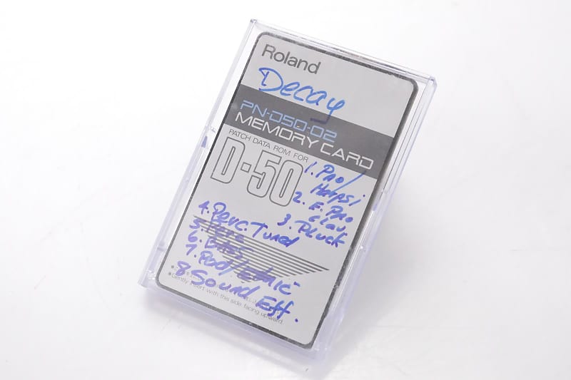 Roland PN-D50-02 Patch Data ROM Memory Card for Roland D-50