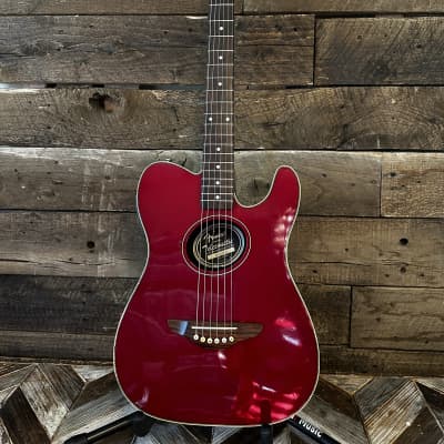 BIG SUMMER BLOWOUT// Fender Standard Telecoustic 2009 - 2015 - RED for sale