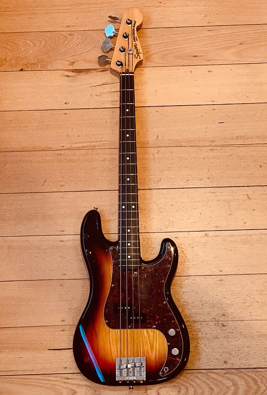 Squire Precision Bass 1983 SUNBURST Reverb Australia
