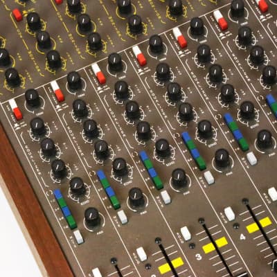 1970s Sound Workshop 1280B Vintage Original SW 1280 B Analog XLR Sidecar Mixer Mixing Summing Console w/ 8 EQ & 12 MicPres API image 10