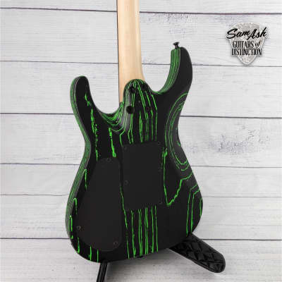 Jackson Pro Series Dinky DK2 Ash Electric Guitar (Green Glow) image 2