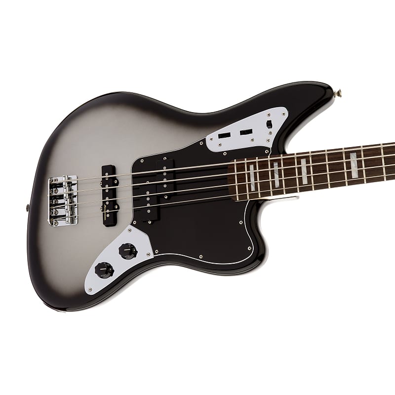 Fender Troy Sanders Mastodon Jaguar Bass - Silverburst w/ Rosewood Fingerboard image 1