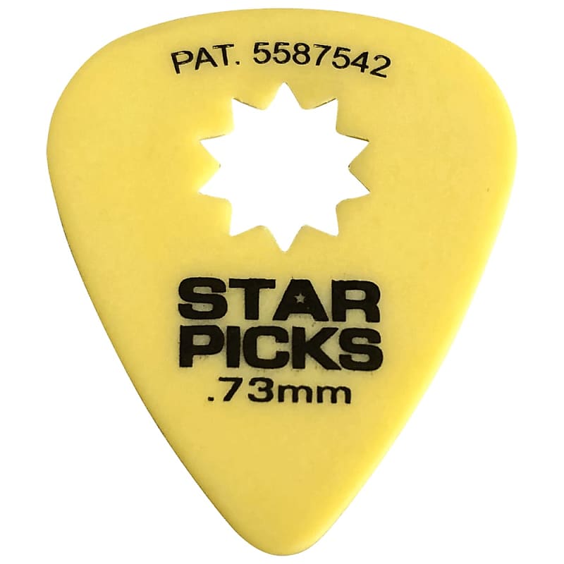 Star Pick Guitar Picks, 12-pack - .73 mm image 1