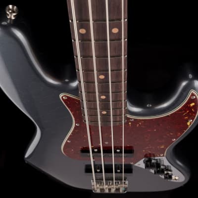 Fender Custom Shop 1964 Jazz Bass Closet Classic Charcoal Frost Metallic With Case image 10