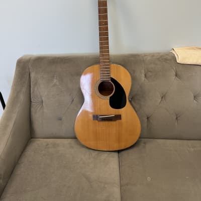 Yamaha  FG-75, Red Label, 70s - Natural acoustic guitar image 1