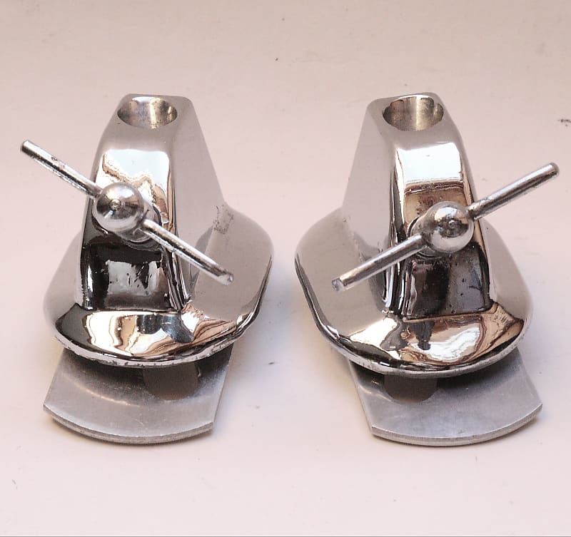 (2) Slingerland Bass Drum Leg (Spur) Mounts / 1960s70s Reverb
