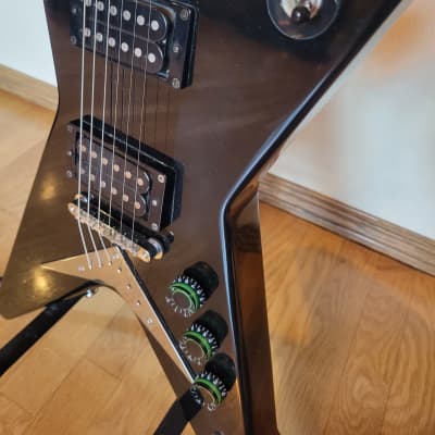 Washburn Dimebag Darrell Dime 32 Black, Electric Guitar Pantera Baby / Travel ML image 11
