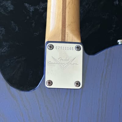 Fender Custom Shop Telecaster Custom Classic 2008 - Cobalt Blue image 24