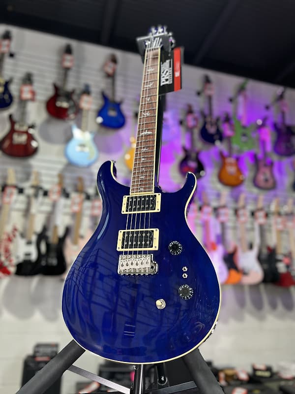 PRS SE Standard 24-08 Electric Guitar - Translucent Blue Authorized Dealer Free Shipping! 025 image 1