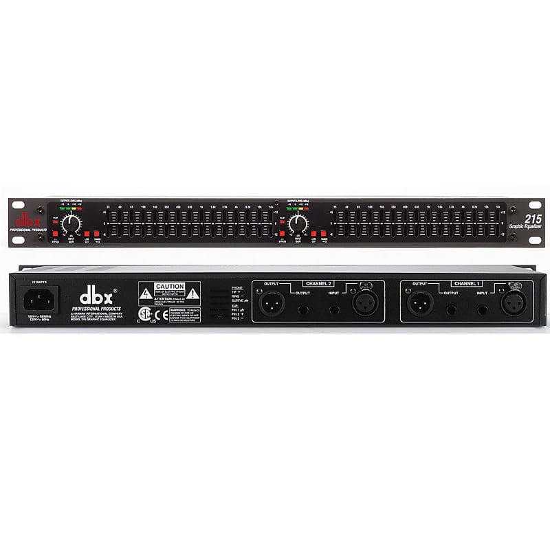 dbx 215 2-Channel Graphic Equalizer image 2