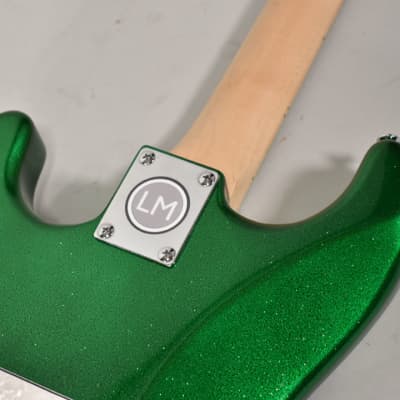 IYV S-Style Green Finish Solid Body Electric Guitar image 13
