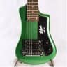 Hofner Shorty Electric Travel Guitar Cadillac Green With Bag