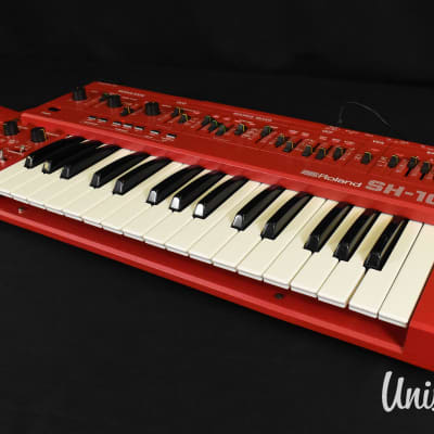 Roland SH-101 Red Vintage Monophonic Synthesizer W/ MGS-1 Modalation Grib image 2