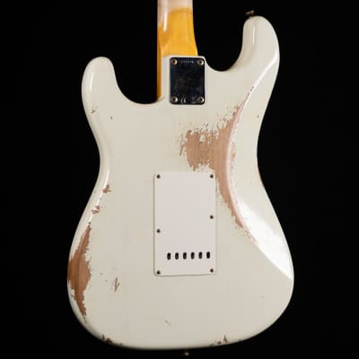 Fender Custom Shop Limited Edition 1964 L-Series Stratocaster Heavy Relic - Aged Olympic White image 13