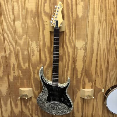 Hohner Revelation RTS (1990s) Electric Guitar - Black White Marble - Made in Czech Republic - W. German Schaller Tuners for sale