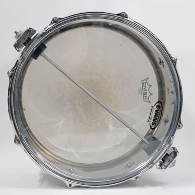 Premier England Steel Metal Snare Drum 14" X 6.5" - Polished Chrome image 5