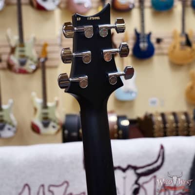 Paul Reed Smith PRS Wild West Guitars Special Run CE 24 Painted Black Neck 57/08 Covered Pickups Faded Grey Black Blue Burst 7.50 LBS image 8