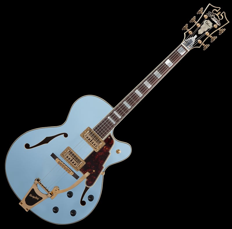 D'Angelico Deluxe 175 Hollow Body Single Cutaway with Bigsby Vibrato image 3