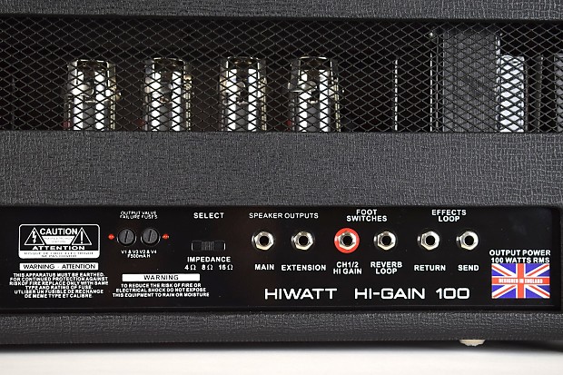 HIWATT HI-GAIN 100W Head HGS100H Class A/B Designed in