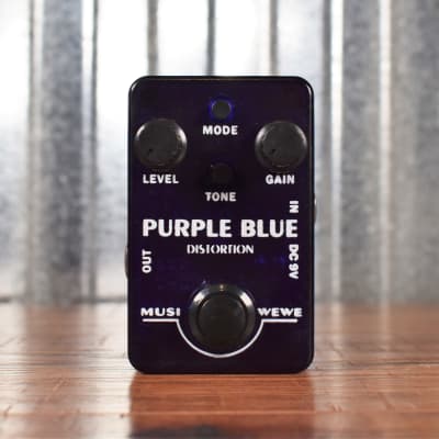 SKS Audio Musiwewe Purple Blue Powerful Response Distortion Guitar