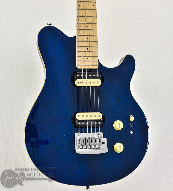 Sterling by Music-Man Axis Maple Top - Neptune Blue image 1