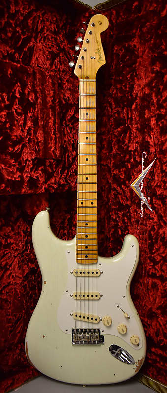 2022 Fender Custom Shop '56 Stratocaster Relic/Closet Classic India Ivory w/OHSC image 1