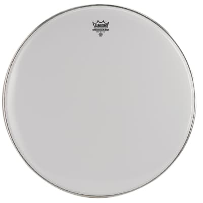 Remo BR1228-MP Smooth White Ambassador Marching Bass Drum Head - 28-Inch image 1