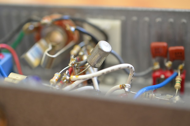 ギター Analogman Beano Boost NKT275 white Dot Analogman Beano Boost NKT275 White Dot '03 Grey | Reverb