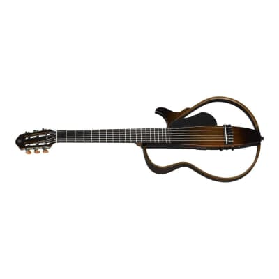 Yamaha SLG200N 6-Nylon String Guitar (Right-Handed, Tobacco Brown Sunburst) image 3