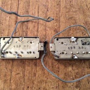 Gibson Tim Shaw pickups 1981 Aged Nickel | Reverb