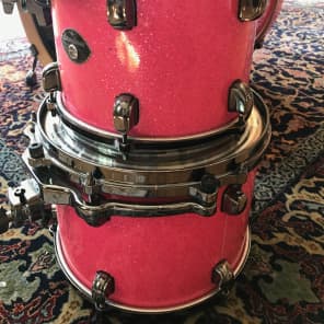 Tama Stageclassic Performer Limited Shock Pink Glitter 5pc Shell Set image 4