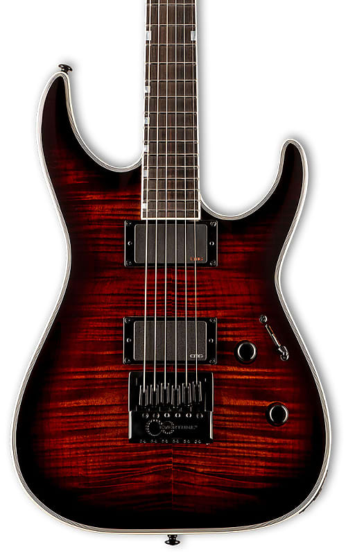ESP LTD MH-1000ET Evertune Electric Guitar, Dark Brown Sunburst image 1