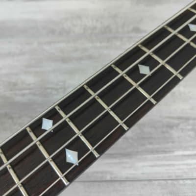 1990's Burny MB-95Y Neckthrough Mockingbird Bass (Red) | Reverb