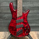 Spector NS Dimension 5 String Multi Scale Electric Bass Guitar Inferno Red B Stock